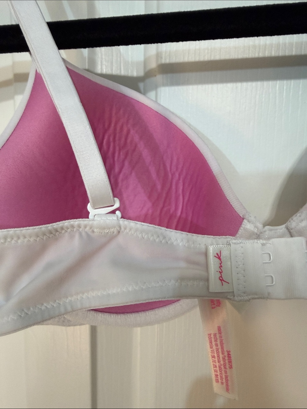 PINK Victoria's Secret White T-Shirt Bra - Picture 7 of 10